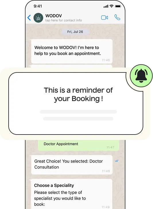 Automated reminders 
